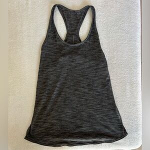 lululemon athletica Dark Charcoal Heather Racerback Tank